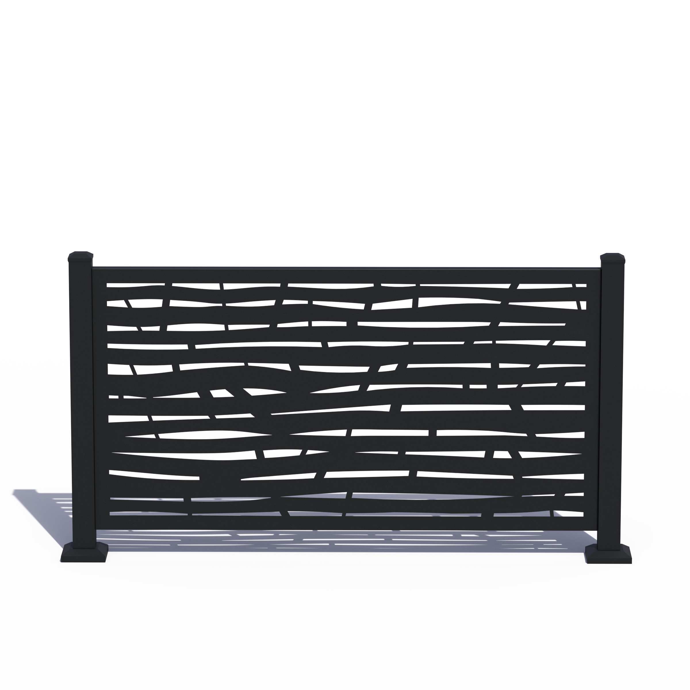 Custom Width Privacy Rail (Branch) 38"H - HIDEAWAY USA