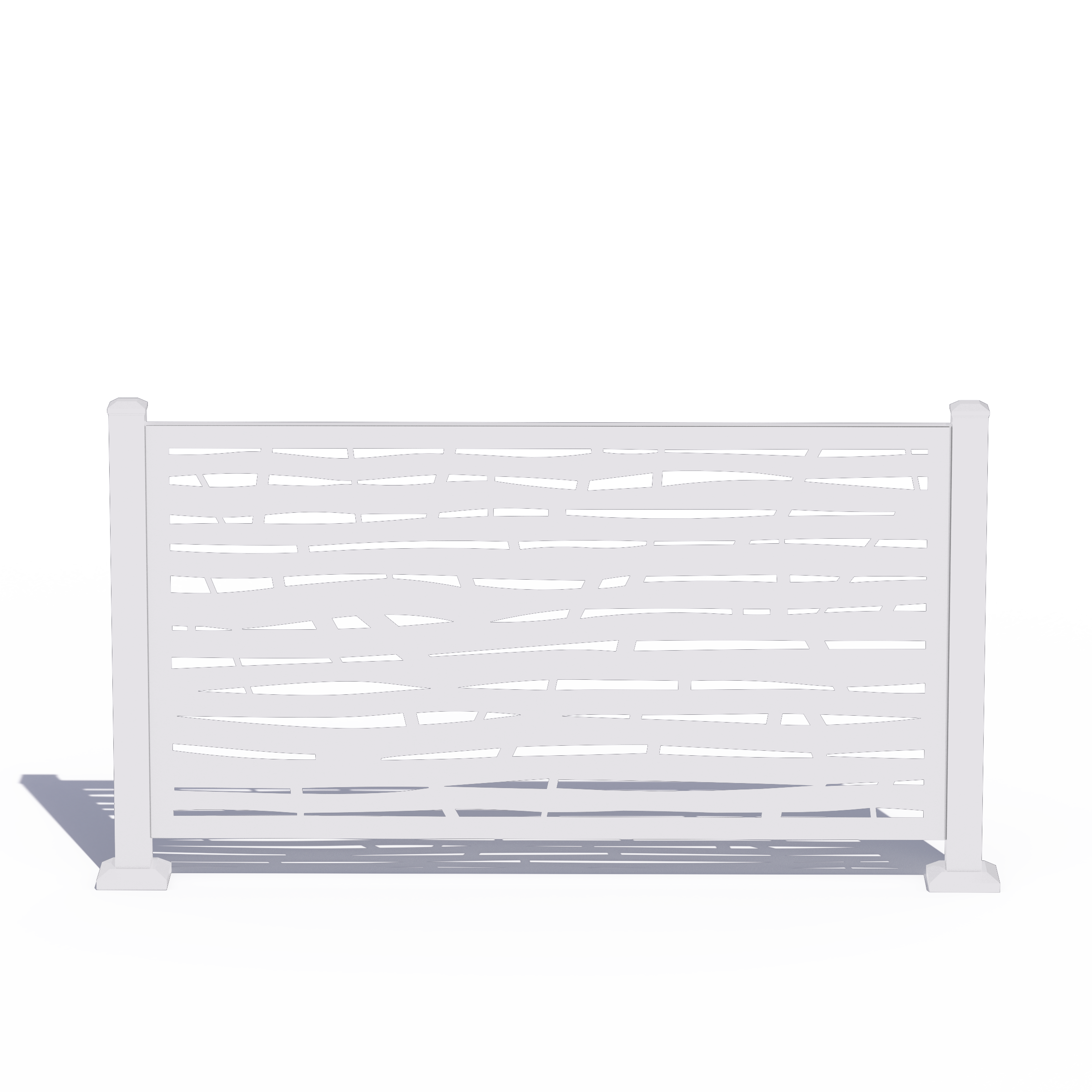Custom Width Privacy Rail (Branch) 38"H - HIDEAWAY USA