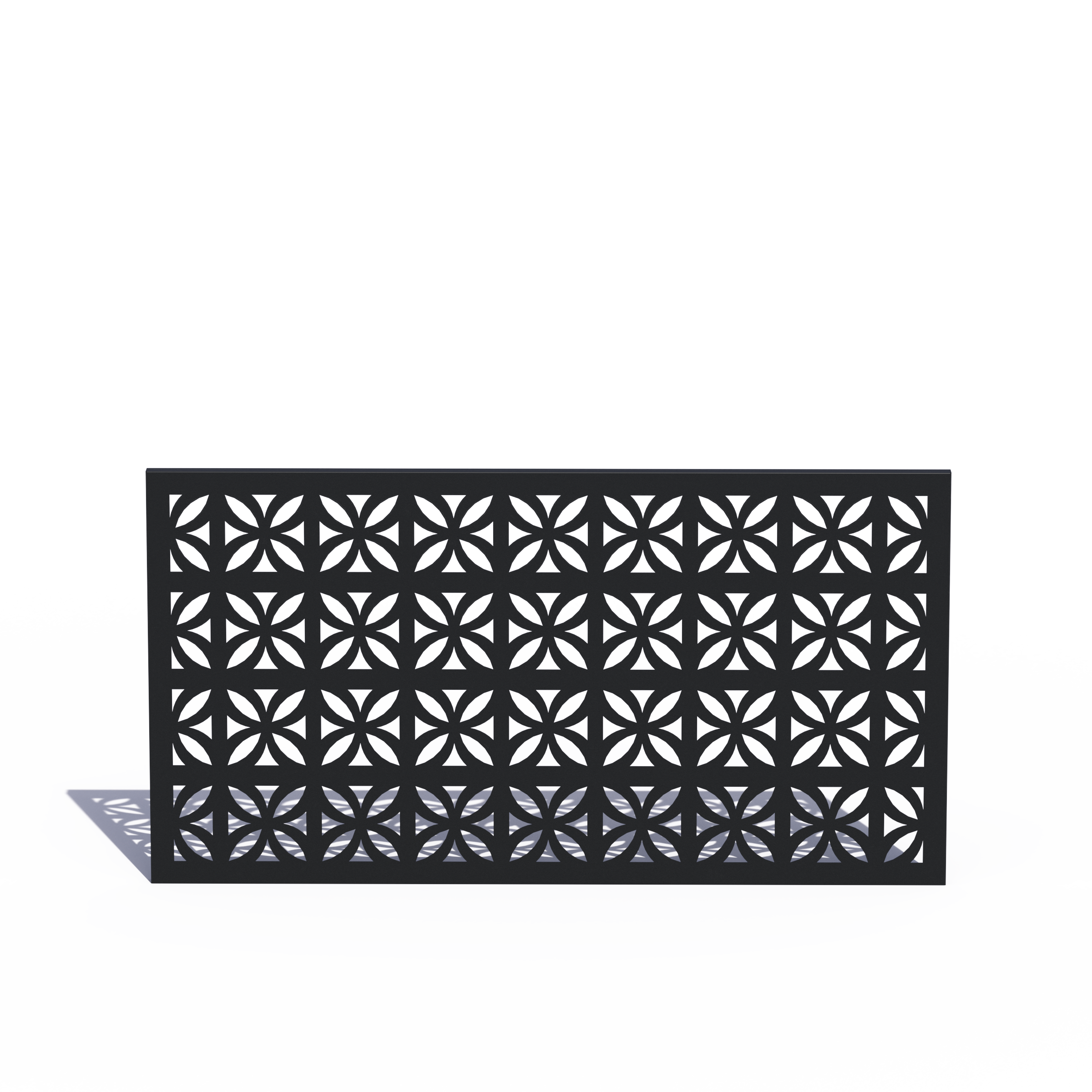 Custom Width Privacy Rail (Breeze) 38"H - HIDEAWAY USA