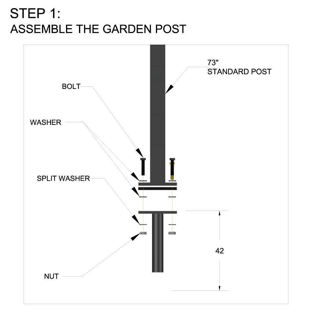In Ground Garden Post - HIDEAWAY USA