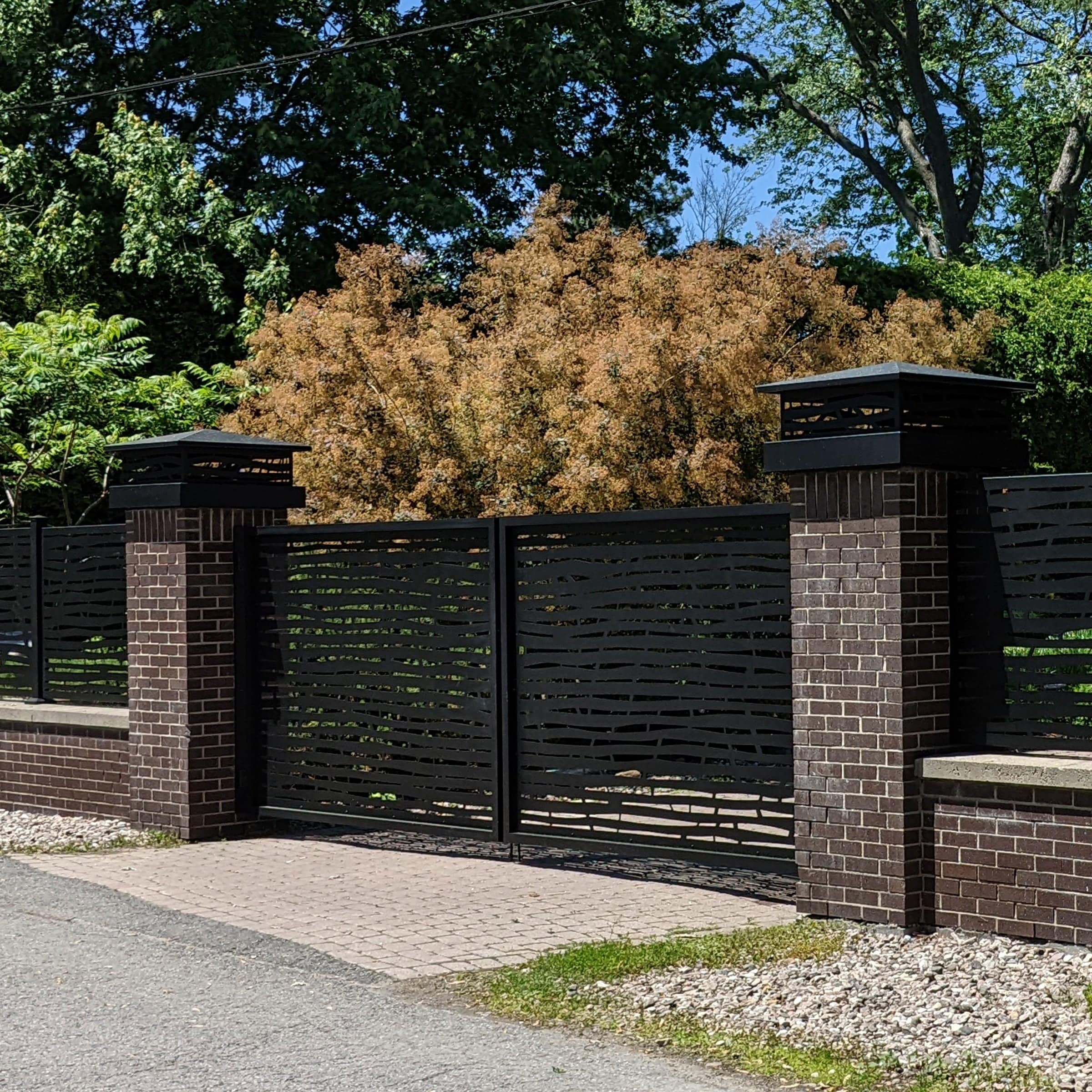 Custom Width Privacy Gate (Solid) 68"H - HIDEAWAY USA