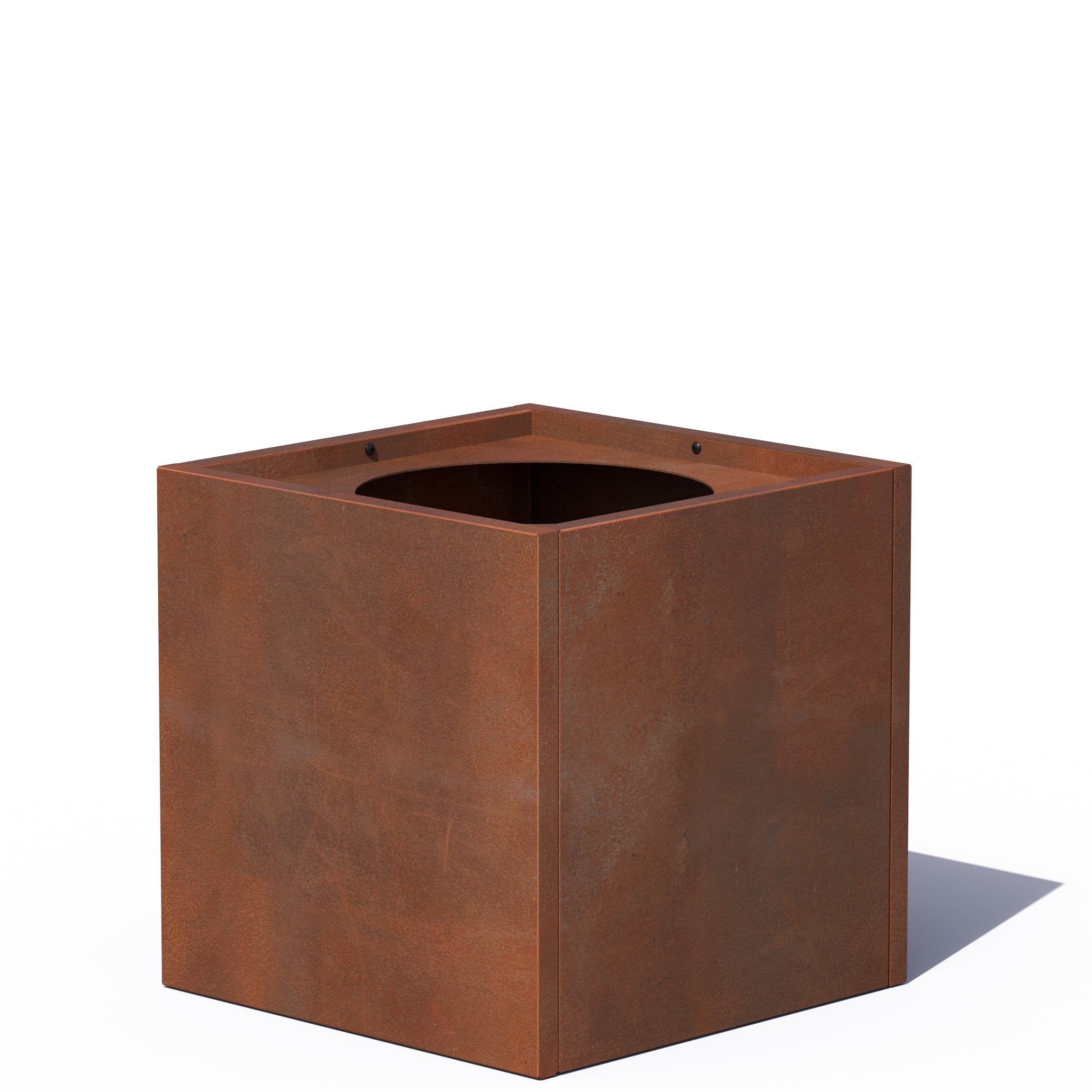 Corten Cube Planter