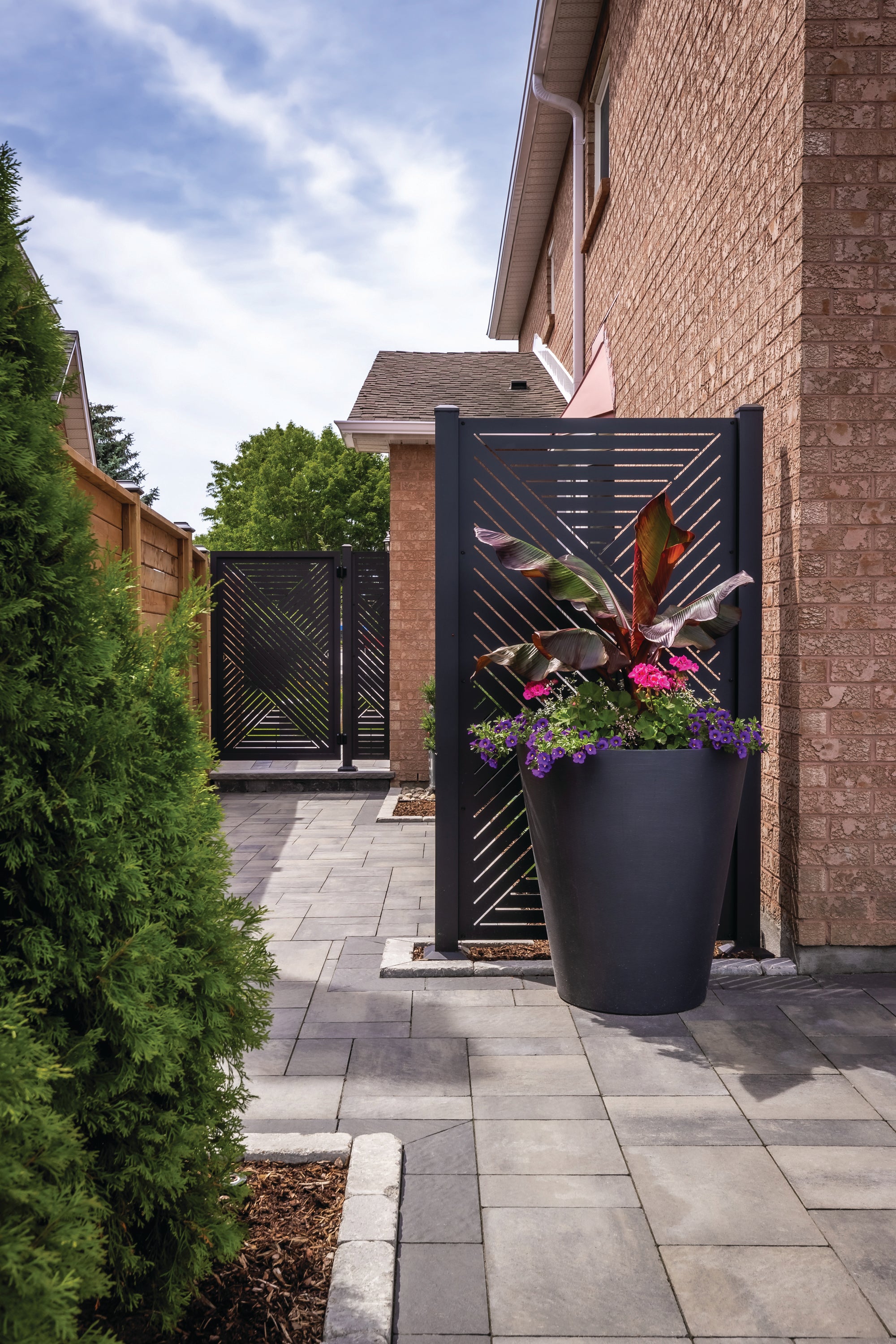 Custom Width Privacy Gate (Hexx) 68"H