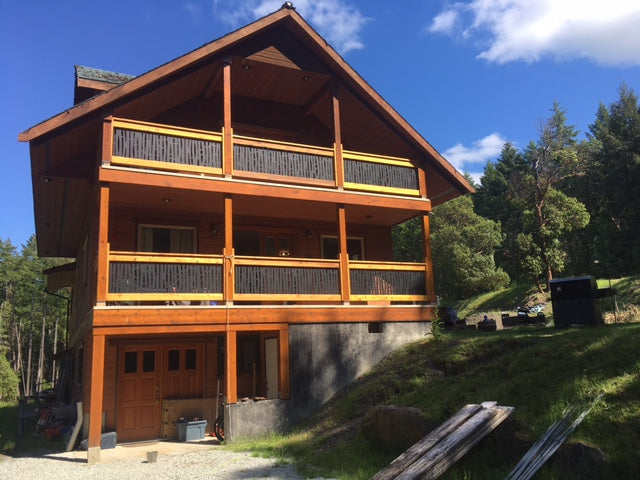 Custom Width Privacy Rail (Branch) 38"H